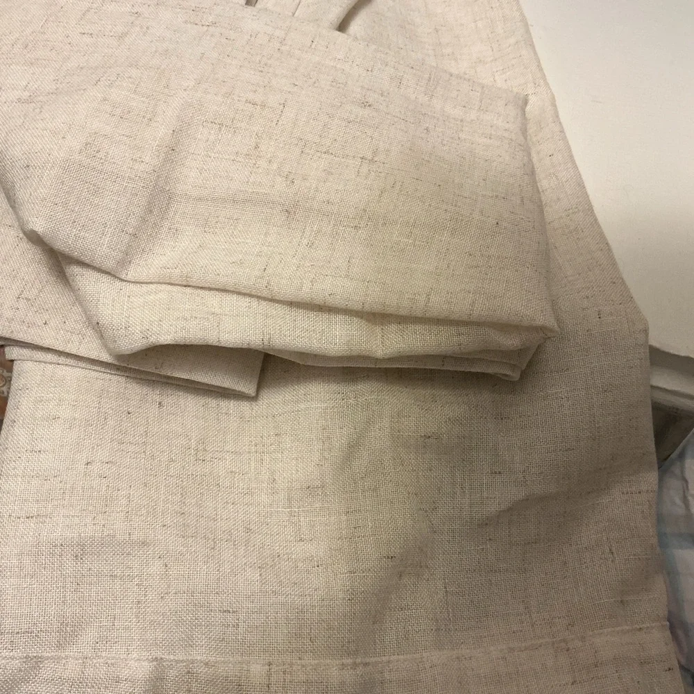 NWOT Pair of IKEA Linen Drapes